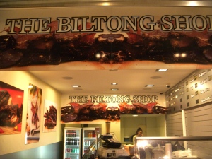 A restaurant in Perth specialized in Biltong - a popular and typical boer-afrikaner food 